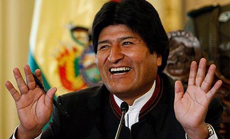 el presidente Evo Morales Morales denuncia conspiración de EEUU contra Venezuela
